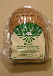 healthybake oatbran sourdough bread