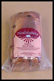 healthybake rye & raisin bread