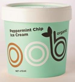 oob organic peppermint chip ice cream