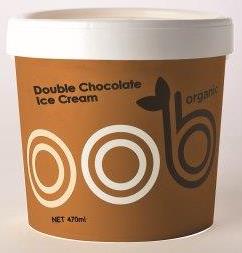 oob organic double chocolate ice cream