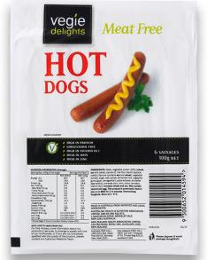 vegie delights hot dogs