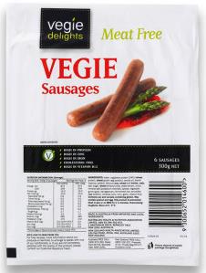 vegie delights vegie sausages