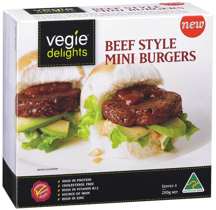 beef style mini burgers