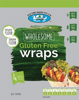 Old Time Bakery Gluten Free Wraps