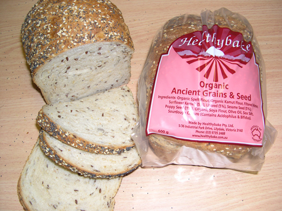 healthybake ancient grains & seeds bread