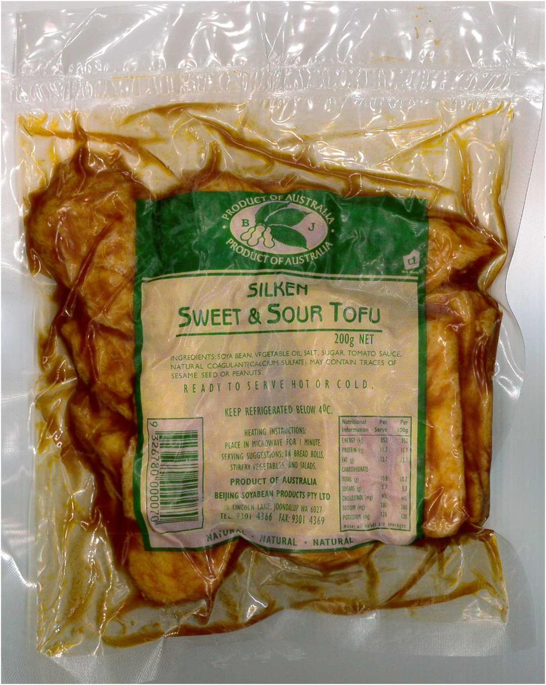 beijing silken sweet and sour tofu